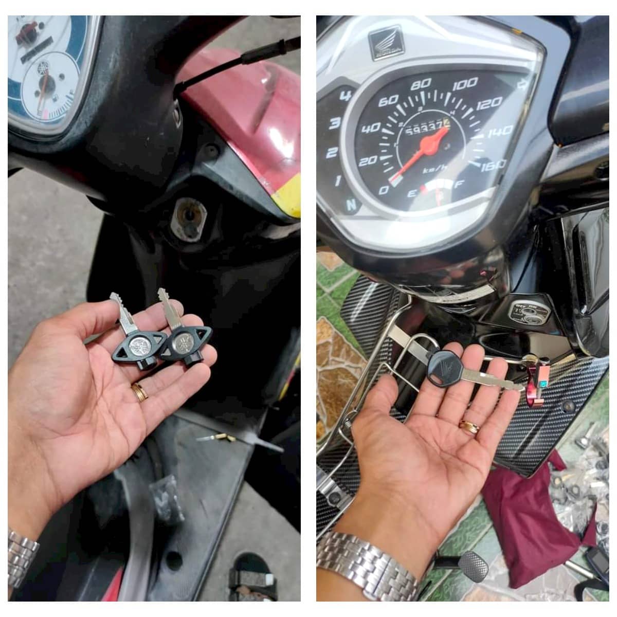 Đánh chìa khóa xe máy - sửa khóa xe máy giá tốt tại Sài Gòn
