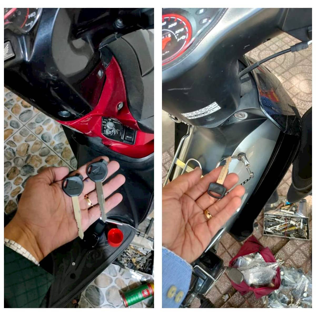 Đánh chìa khóa xe máy - sửa khóa xe máy giá tốt tại Sài Gòn